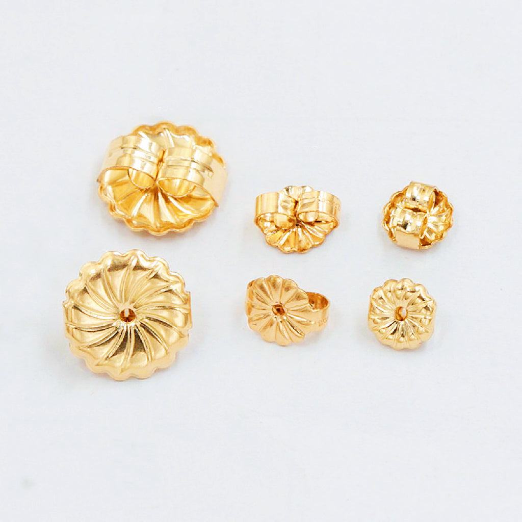 US 14K GOLD ROUND SUNFLOWER EARRINGS PAKAW DIY EARRINGS ACCESSORIES