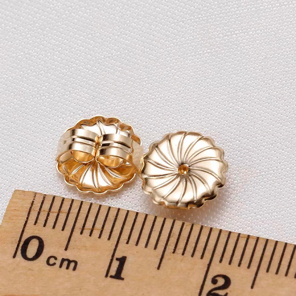 US 14K GOLD ROUND SUNFLOWER EARRINGS PAKAW DIY EARRINGS ACCESSORIES