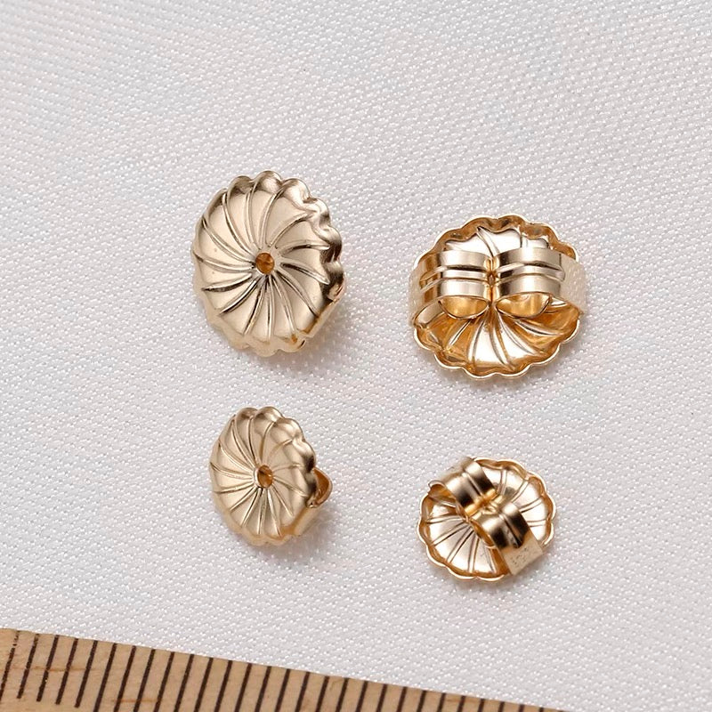 US 14K GOLD ROUND SUNFLOWER EARRINGS PAKAW DIY EARRINGS ACCESSORIES