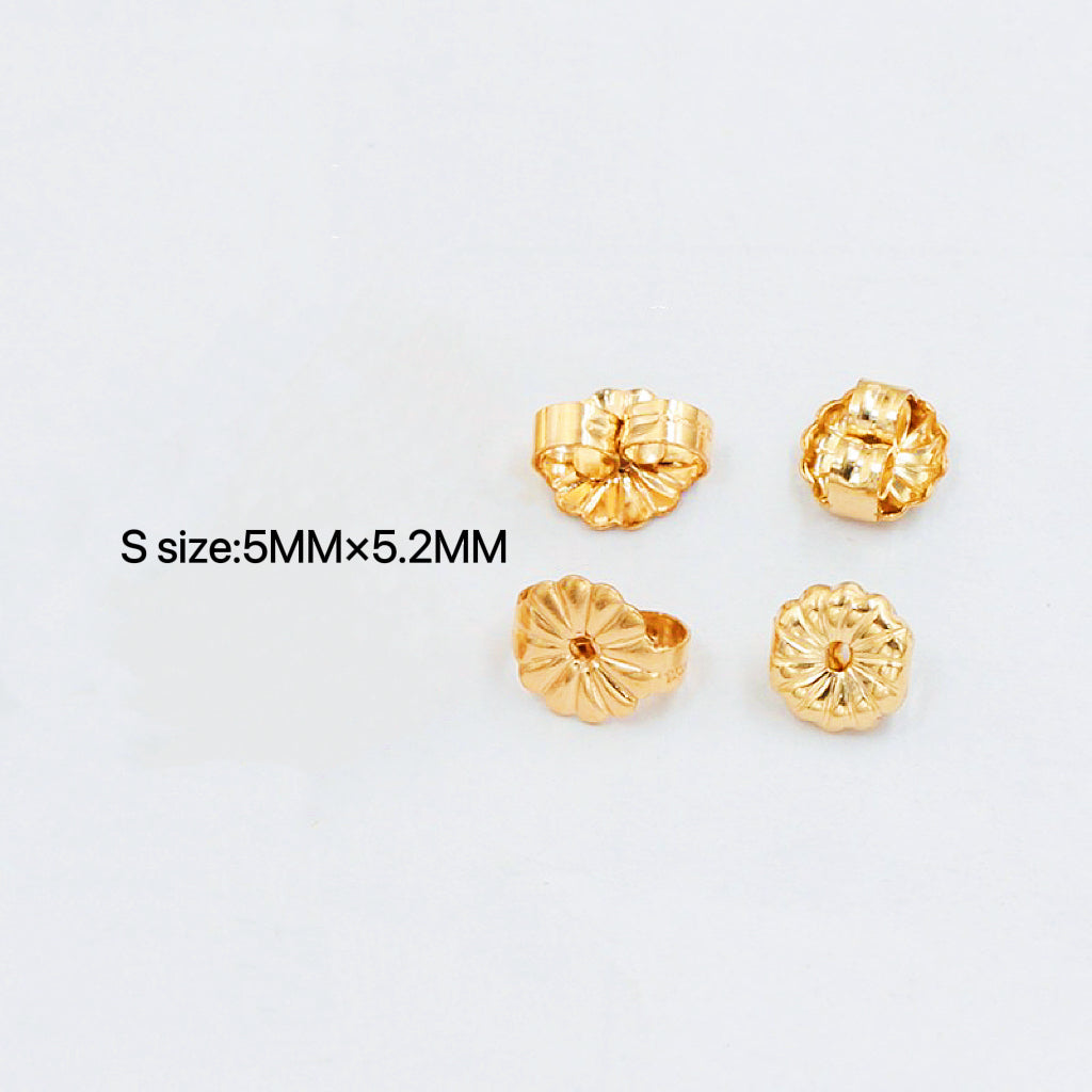 US 14K GOLD ROUND SUNFLOWER EARRINGS PAKAW DIY EARRINGS ACCESSORIES