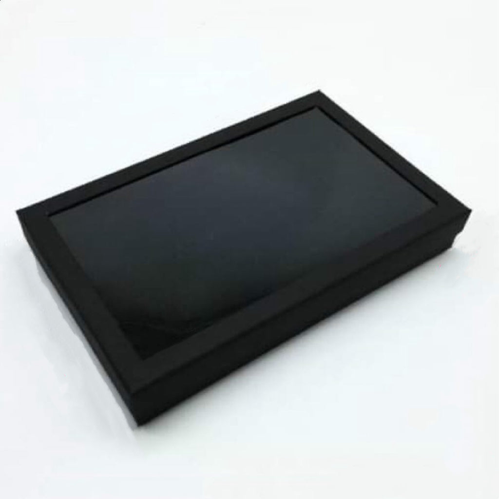 100Slot Velvet Sponge Ring Display Box Cardboard Jewelry Storage Case Holder Showcase Ring Cufflink