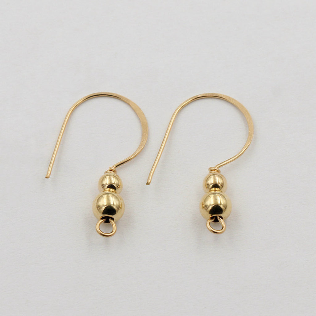 US 14K GOLD DIY EAR HOOK MAKE HOOP EARRINGS ACCESSORIES