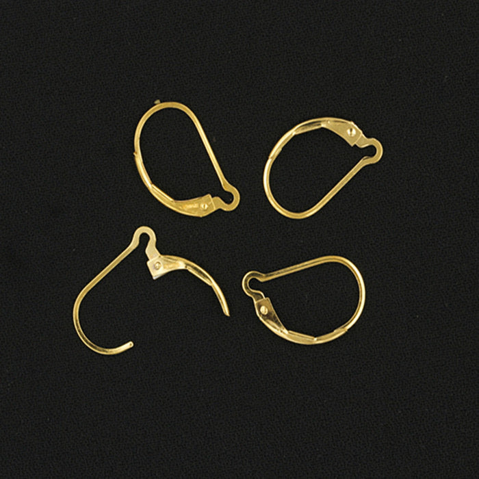 Us 14k Gold-Filled Ear Clip D-Shaped Ear Buckle Ring Closed Earrings Diy Jewelry Accessories