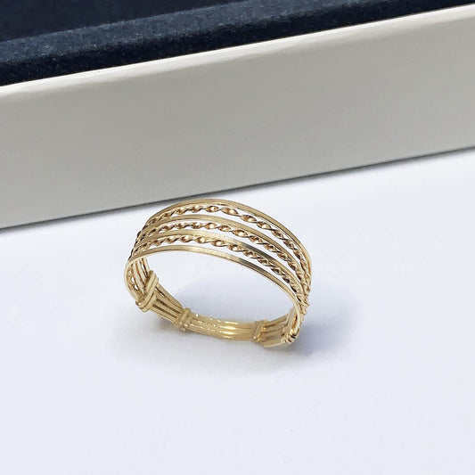 High Quality Authentic Us 14k Gold Handmade Ring