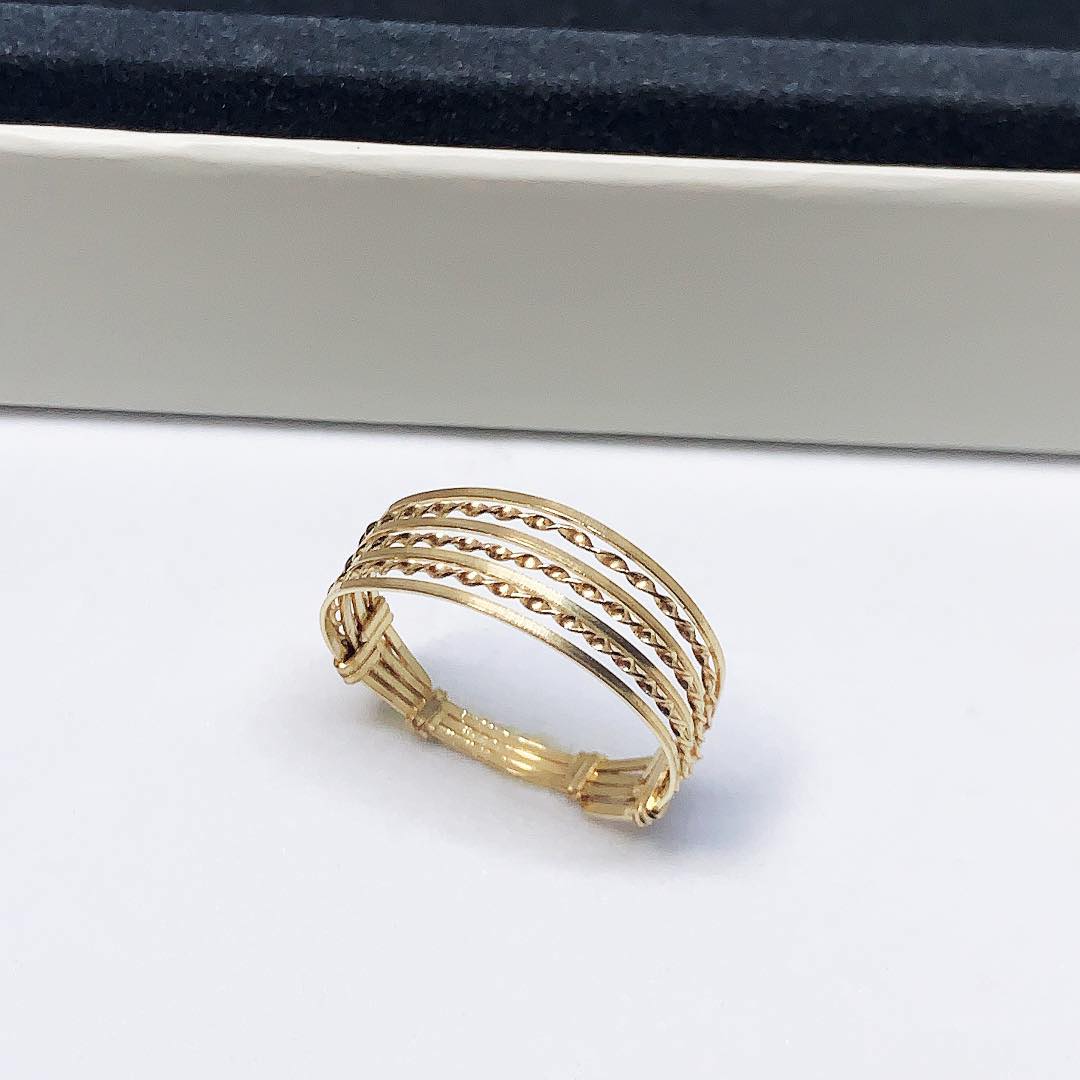 High Quality Authentic Us 14k Gold Handmade Ring